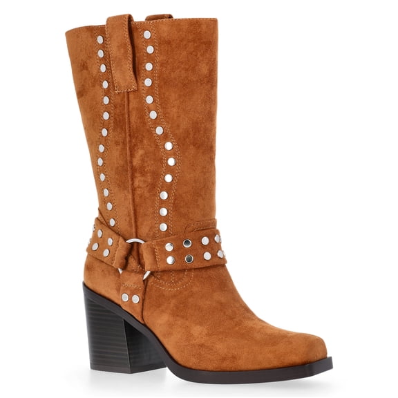 Madden NYC Women's Moto Western Boots