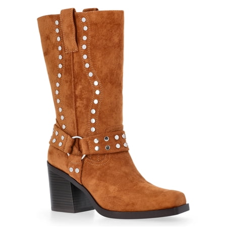 Madden NYC Women's Moto Western Boots