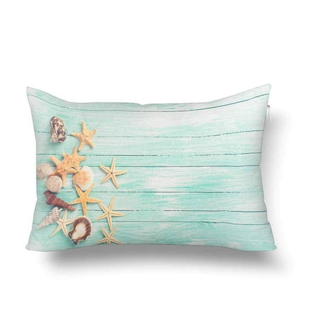 Gckg Starfish Seashell Wooden Summer Beach Seaside Nautical Green