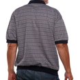 thumbnail image 4 of Classics by Palmland Jacquard Short Sleeve Banded Bottom Shirt, 4 of 4