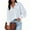 White, variant on Sakmal Button Down Blouses Women White Fall Shirts Collared Long Sleeve Solid Blouses for Women