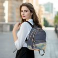 thumbnail image 6 of FORMRS Mini Backpack Purse for Women Travel Daypack Casual Shoulder Bag, Blue Earth, 6 of 7