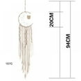 thumbnail image 4 of Macrame Woven Wall Hanging Tapestry, Dream Catcher Wall Hanging, Boho Chic Bohemian Home Decor Handmade Woven Cotton Decoration, 4 of 5