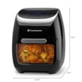 thumbnail image 2 of Toastmaster 11.6 Quart Digital Air Fryer and Rotisserie, 2 of 9