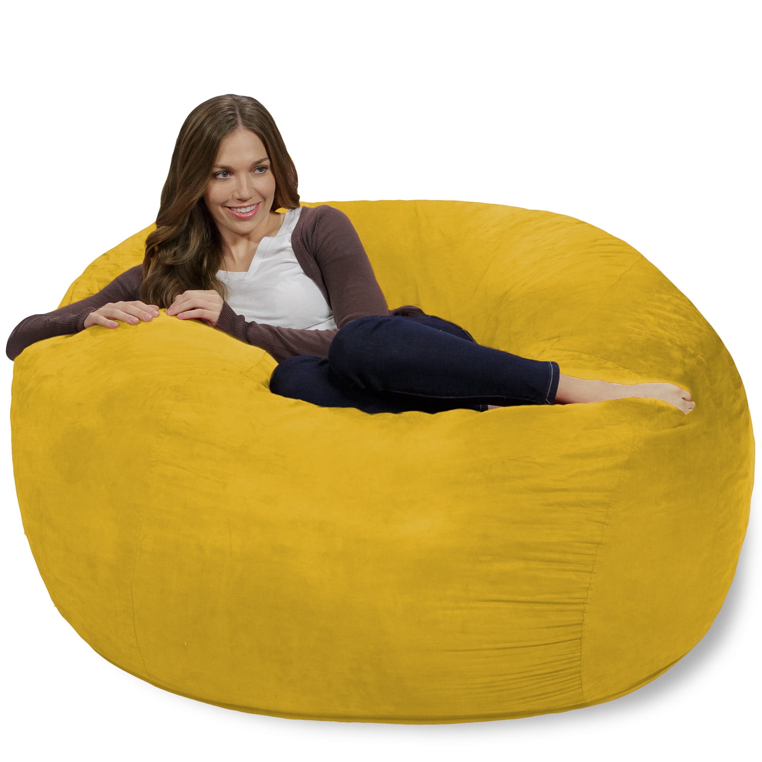 Ultimate Sack 5000 (5 ft.) Bean Bag Chair in Multiple Colors: Giant Foam-Filled Furniture