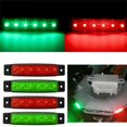 thumbnail image 3 of 12V Red Green Boat Navigation LED Lights Stern Starboard Ne Lights Hot T M0 T0M3, 3 of 9