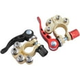 thumbnail image 4 of 2Pcs Battery Terminal Connector Battery Terminal Ends Automotive Battery Terminals Battery Lug Quick Clamp Copper Plate 4 Way for Boats, Cars, Trucks, 4 of 4