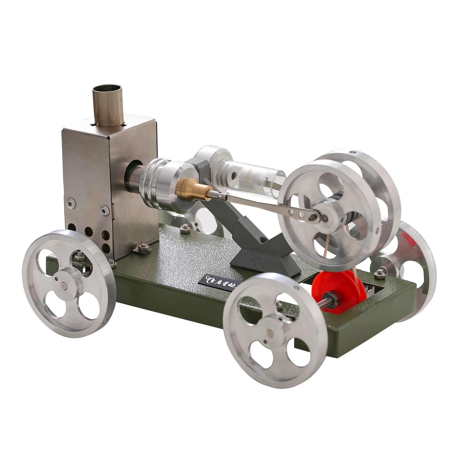 Mini Hot Air Stirling Engine Motor Model Educational Toy DIY Kit Gift For Kids 
