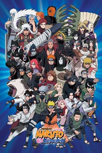 Poster - Studio B - Naruto - Characters 36x24" Wall Art P6221 - Walmart.com