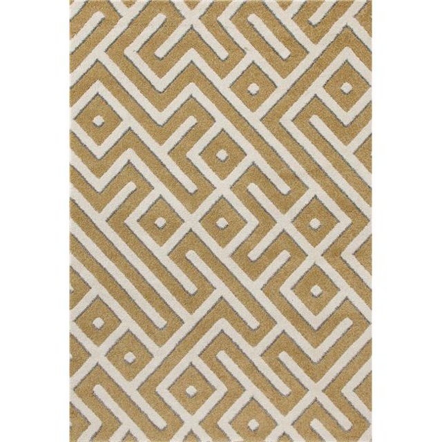 Art Carpet 841864100242 5 x 8 ft. Highline Collection Amazed Woven Area Rug, Yellow