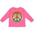 thumbnail image 3 of Inktastic Retro Peace Sign Sunset Boys or Girls Long Sleeve Toddler T-Shirt, 3 of 5