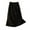 148#Black, variant on Summer Cotton Linen Skirts for Women Elastic Waist Buttoned A Line Midi Skirt Boho Beach Skirt Black 2XL