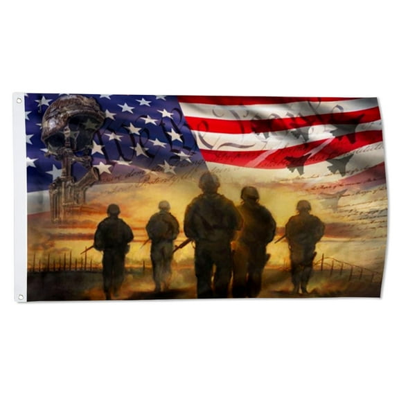 Memorial Day Flag US Veteran Gift American Soldiers All Gave Some Some Gave All Flags Polyester 3x5 FT banner