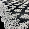 thumbnail image 5 of Spruce Bridal Lace Sequins Beaded Scallop Fabric for Dresses 52’’ BTY (White), 5 of 6