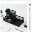 Tagold Pen Holder Mesh Pencil Holder Metal Pencil Holders Pen Organizer Black For Desk Office