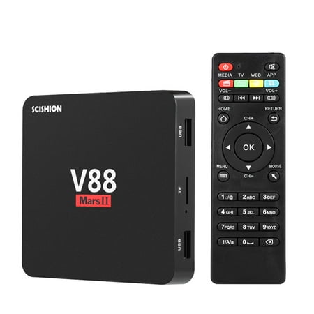 SCISHION V88 Mars II Smart Android Android 6.0 RK3229 Quad-core 2G / 8G Mini PC WiFi & LAN VP9 DLNA Miracast (Best Desktop Browser For Android)