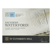 Saunders Waterford Watercolor Block - 10" x 14", Cold Press, 140 lb, 20 Sheets