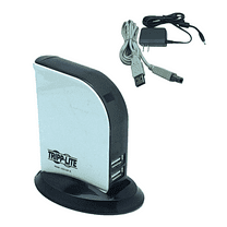 Pre-Owned Tripp Lite 7-Port USB Hub 2.0 Tower (PN: U222-007-R) 480Mbps, 100-240VAC w/USB Cables (Good)