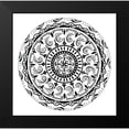 thumbnail image 2 of Aerial Swirl Circle 20x20 Black Modern Framed Museum Art Print Titled - Art Licensing Studio, 2 of 5