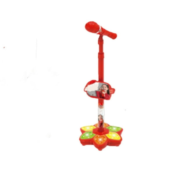 Jouet Éducatif Casse-Tête Machine de Karaoké pour Enfants Réglable avec Lumières de Scène Clignotantes et Microphone Portable pour Sessions Musicales Interactives Idéal pour Enfants 3+