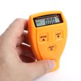 thumbnail image 3 of Paint Thickness Gauge Meter Coating Thickness Gauge Paint Depth Gauge Meter with Backlight LCD Display(Orange), 3 of 7