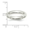 thumbnail image 2 of 925 Sterling Silver Solid Polished 4mm Comfort-Fit Band Ring Size 7.5 Ring for Women and Men, 2 of 2