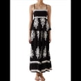 thumbnail image 1 of Vestidos de Verano para Mujer 2025, Vestido Veraniego Floral con Tirantes Finos, Vestido Bohemio para Vacaciones en la Playa Negro XL, 1 of 10