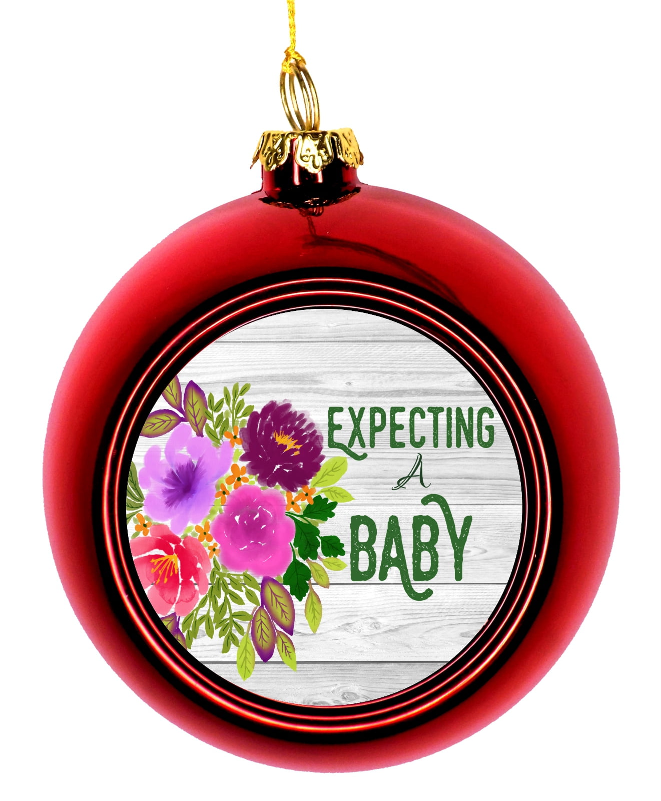 Expecting Parents Christmas Ornament Were Expecting Christmas