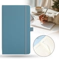 thumbnail image 1 of FENGGHAO A6 Ruled Notebook Hardcover Lined Journal Dark Blue Thick Paper Diary for Writing Office Work Travel Note Taking, 1 of 9