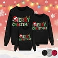 thumbnail image 5 of Wangmeiwg Family Christmas Sweatshirts,Funny Christmas Sweatshirt Matching Family Christmas Sweaters Mom And Son Matching Outfits Matching Family Christmas Outfits M Black, 5 of 6