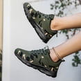 thumbnail image 4 of Breathable Knit Sneakers for Women Men, Lightweight Flexible Running Shoes with Camo Print, Comfortable Fashion Sport Walking Athletic Shoes, 4 of 8