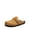 BROWN-FURRY, variant on Women Cork-Footbed Arch-Support Clogs Mules Slip-On Comfort Slides Sandals for Everyday Wear