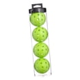 thumbnail image 1 of 4 Uds bolas de Pickleball de 74mm, pelota de juguete de práctica profesional súper dura, bolas de pepinillo de 40 agujeros para torneos, canchas al , Verde, 1 of 8