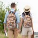 thumbnail image 4 of Disketp Colorful Seashells Mochila de Lona Estampada, Mochila Escolar de Viaje Ligera para Estudiantes y Portátil-Medium, 4 of 5