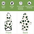 thumbnail image 5 of Bingfone Abstract Green Polka Dot Dog Clothes Hoodie, Pet Winter Coat,Puppy Sweatshirts for Small Dogs Boy Girl,Suitable for All Breeds-Large, 5 of 6