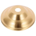 thumbnail image 1 of Brass Lamp Finial Holder Base Rounded Flat Light Holder Light Fitting Accessory, 1 of 7