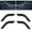 Black Carbon Pattern, variant on 18Pcs Car Interior Decor Trim Kits For-Jeep For-Wrangler Jk 11-17 Kit Dashboard Console Gear Shift Panel Cover Trim Stickers Black Fangkenuo