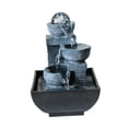 thumbnail image 3 of Fuente de agua en miniatura de escritorio para interiores, cascada USB, adorno de agua que fluye, sala de té, sala de estar, hogar con decoración de Estilo A, 3 of 8