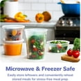 thumbnail image 3 of [48 Sets - Combo] Deli Containers With Airtight Lids - 8 oz, 16 oz, 32 oz. - Food Storage/Soup Containers (Formerly Comfy Package), 3 of 6