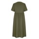 thumbnail image 5 of Puntoco Vestido Informal De Verano Para Mujer, De Color Liso, De Manga Corta, Con Botones, De Algodón Y Lino, Suelto, Vestido De Manga Corta Con Cuello Redondo, Verde Militar Xxxxxl, 5 of 6