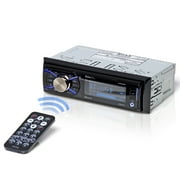 BOSS Audio Systems 632UAB Car Audio Stereo System - Single Din, Bluetooth Audio and Calling Head Unit, Aux In, USB, Mechless, No CD Player, AM/FM Radio Receiver, Hook up to Amplifier Marine