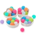 thumbnail image 5 of 10 piezas de bolas de resina redondas de acrílico con proceso de pegado de arena de azúcar para hacer joyas, accesorios de pulseras hechas a mano, 5 of 5