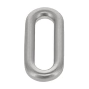 B9601 Nickel Matte, Single Loop, Solid Brass-LL