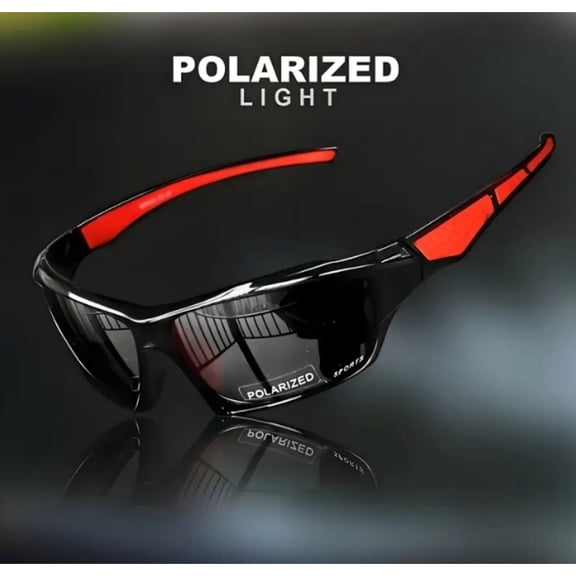 Polarized Sports Sunglasses for Men Women Wrap Around Half Frame Cycling Fishing Bike Running Sun Glasses UV Protection