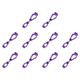 thumbnail image 1 of Práctico Clip Almacenamiento Suministros Plástico Antipérdida para Exteriores Hebilla Cintura Clip para Guante Antideslizante Multiusos [bolsa Única] (púrpura), 1 of 5