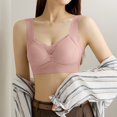 thumbnail image 2 of WCJM Up To 50% Off Bra With Removable Cups Nylon,Spandex Bra Pink,Xxxl, 2 of 5