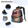 thumbnail image 3 of Easygdp Blue Dinosaur Mochila Casual para Portátil, Mochila para Escuela, Viajes, Negocios, 3 of 6