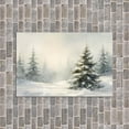 thumbnail image 3 of Vintage Victorian City Winter Scene Art Poster TV Classic Snow Scene Oil Painting Style Wall Decor Art Decoration, 3 of 8