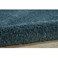 thumbnail image 6 of Malibu Shag Solid Blue Area Rug, 6 of 7