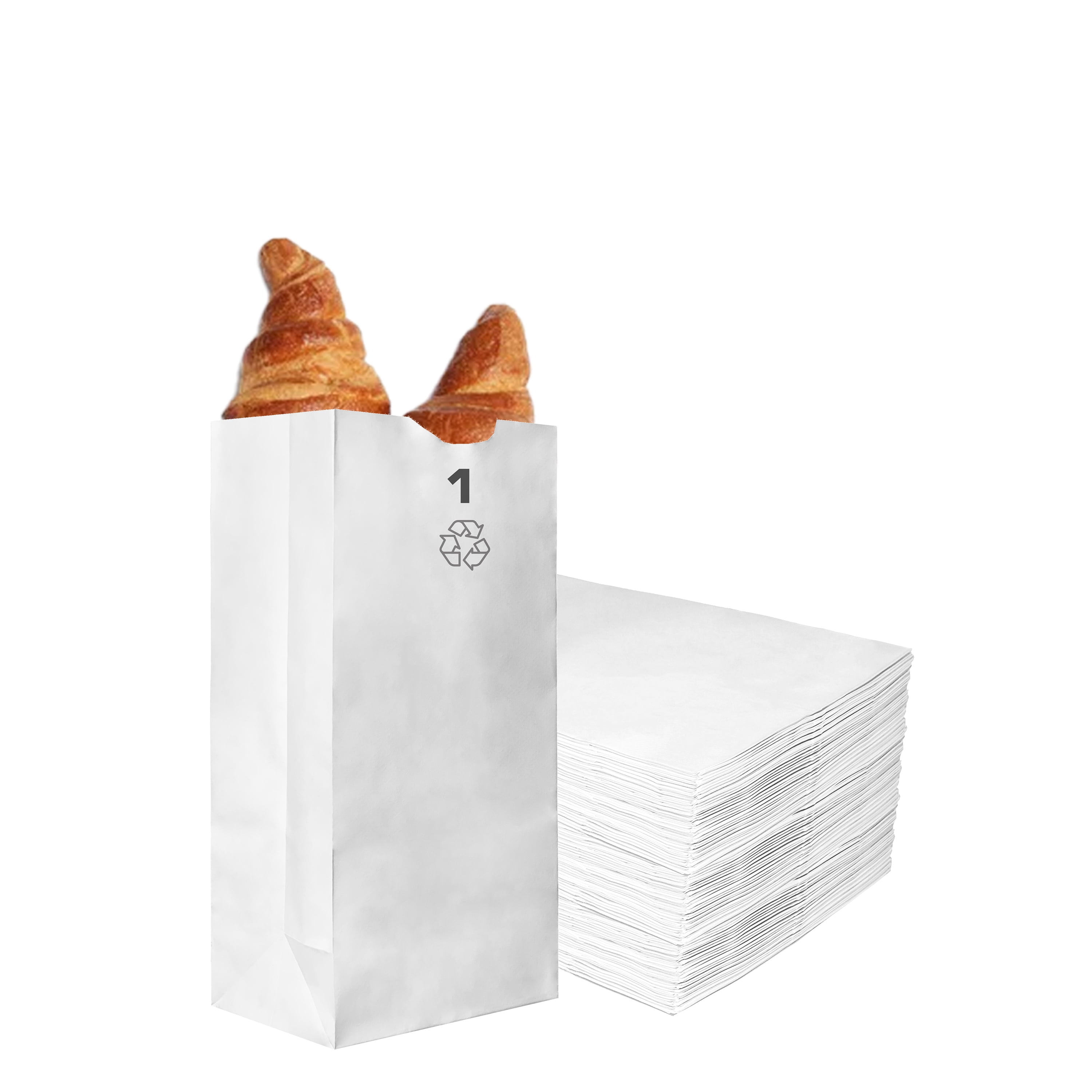 Paper Lunch Bags Small White Paper Bags In Bulk Used For - Temu